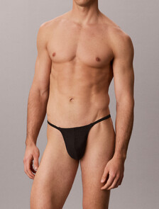 String Thong - Sculpt Lace, Black, hi-res