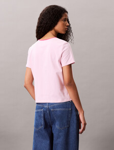 Logo Graphic Baby Tee, Sweet Pink, hi-res