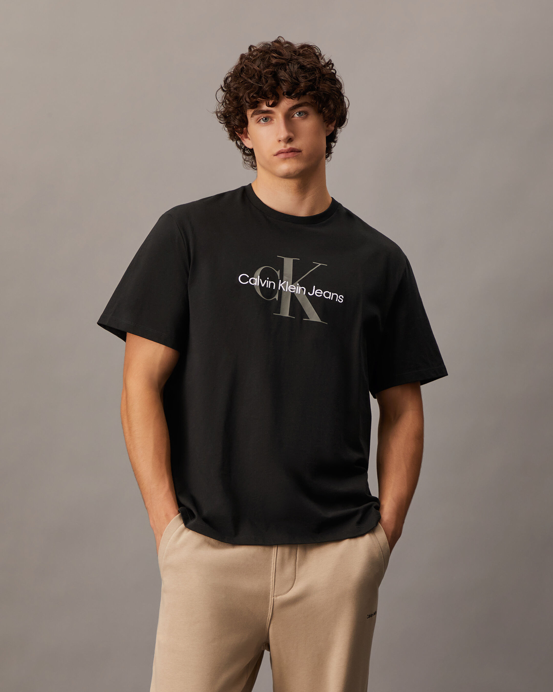 Mens black calvin klein t shirt cheap