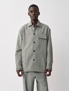 Kostas Shirt Jacket, GREY, hi-res