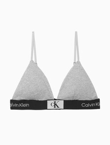 CALVIN KLEIN 1996 薄墊三角胸罩, Grey Heather, hi-res