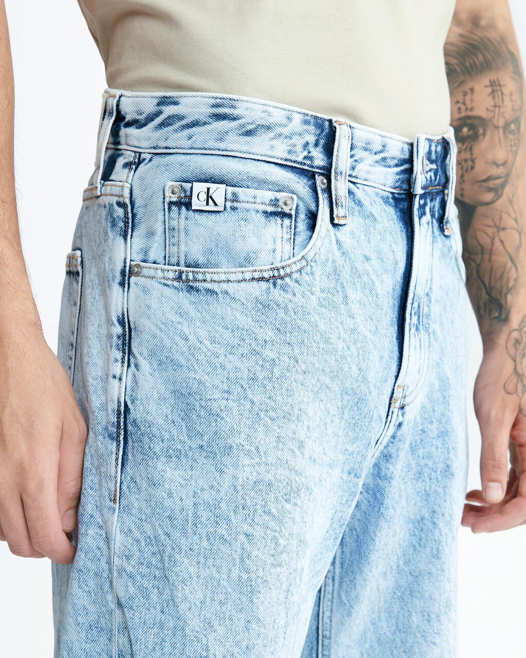 Hyper Real 90S Straight Recycled Cotton Jeans, Denim Light, hi-res