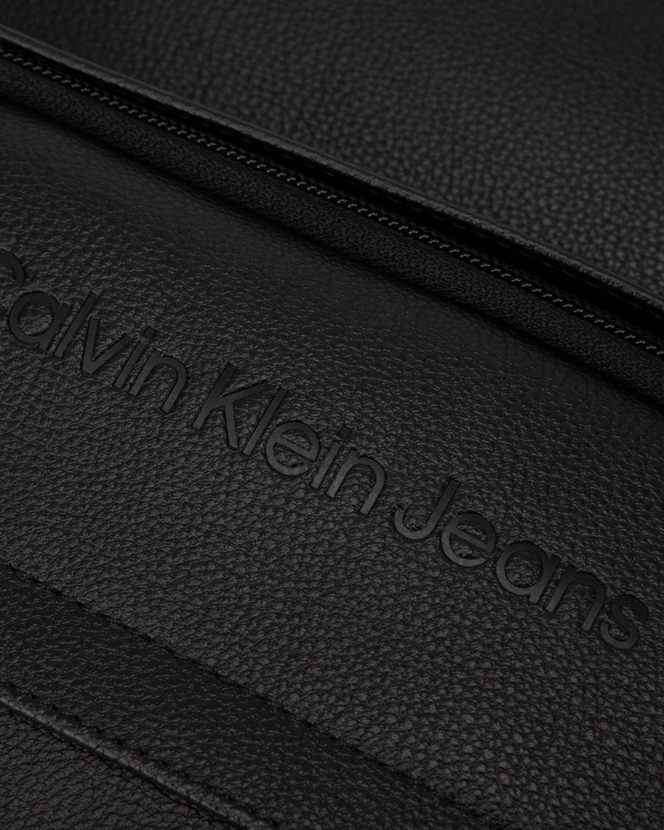 Calvin klein pebble leather backpack discount