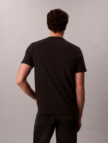 Monogram 圓領 T 恤, Black, hi-res