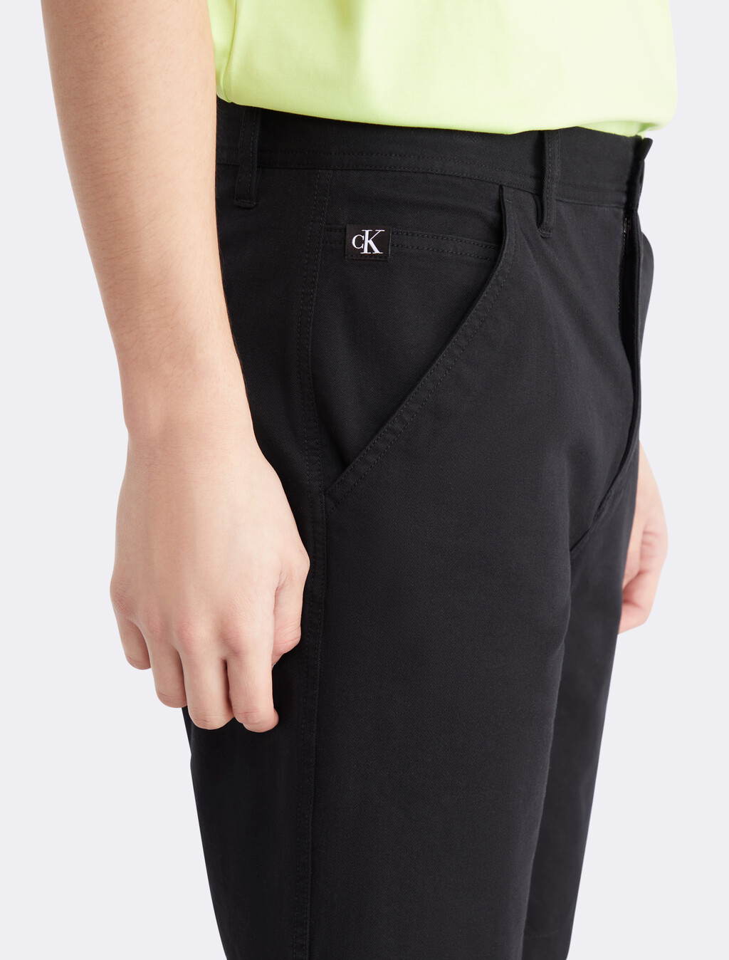Straight Chino Shorts, CK BLACK, hi-res