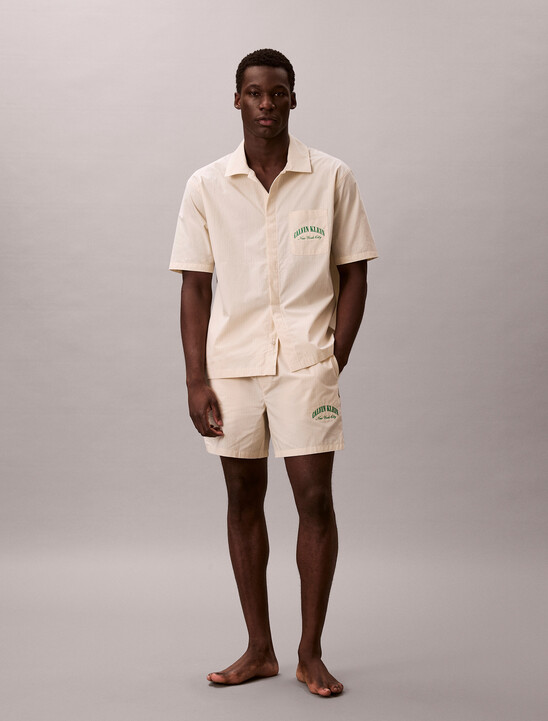 Cotton Crest Logo Pyjama Top