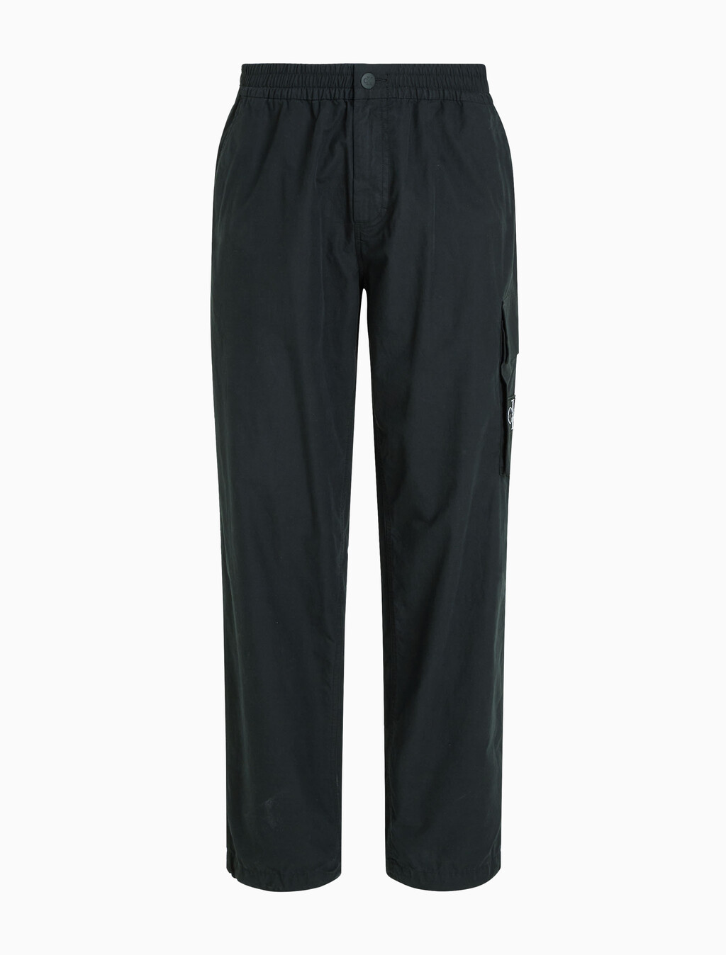 Cotton Poplin Utility Trousers, CK BLACK, hi-res