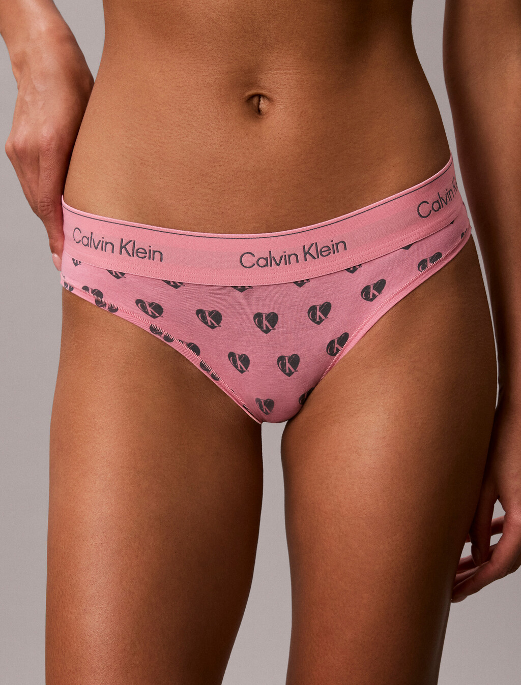 Icon Cotton Modal 比基尼內褲, Be Mine CK Calm Pink, hi-res