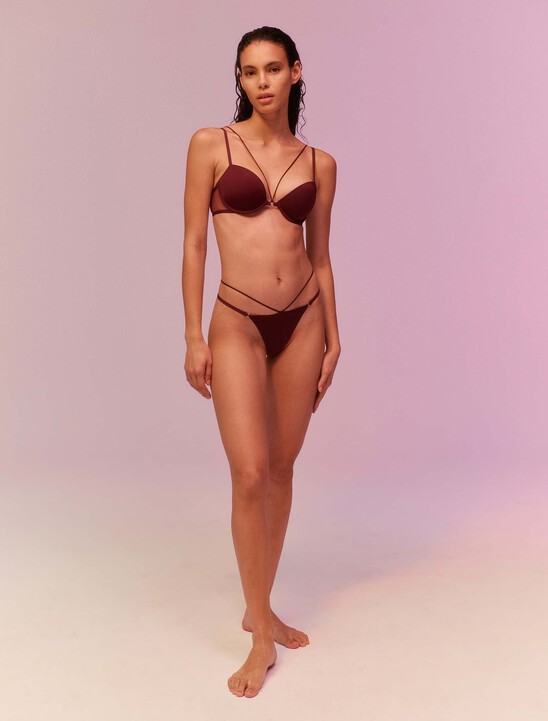 Minimalist Micro Lightly Lined Demi Bra