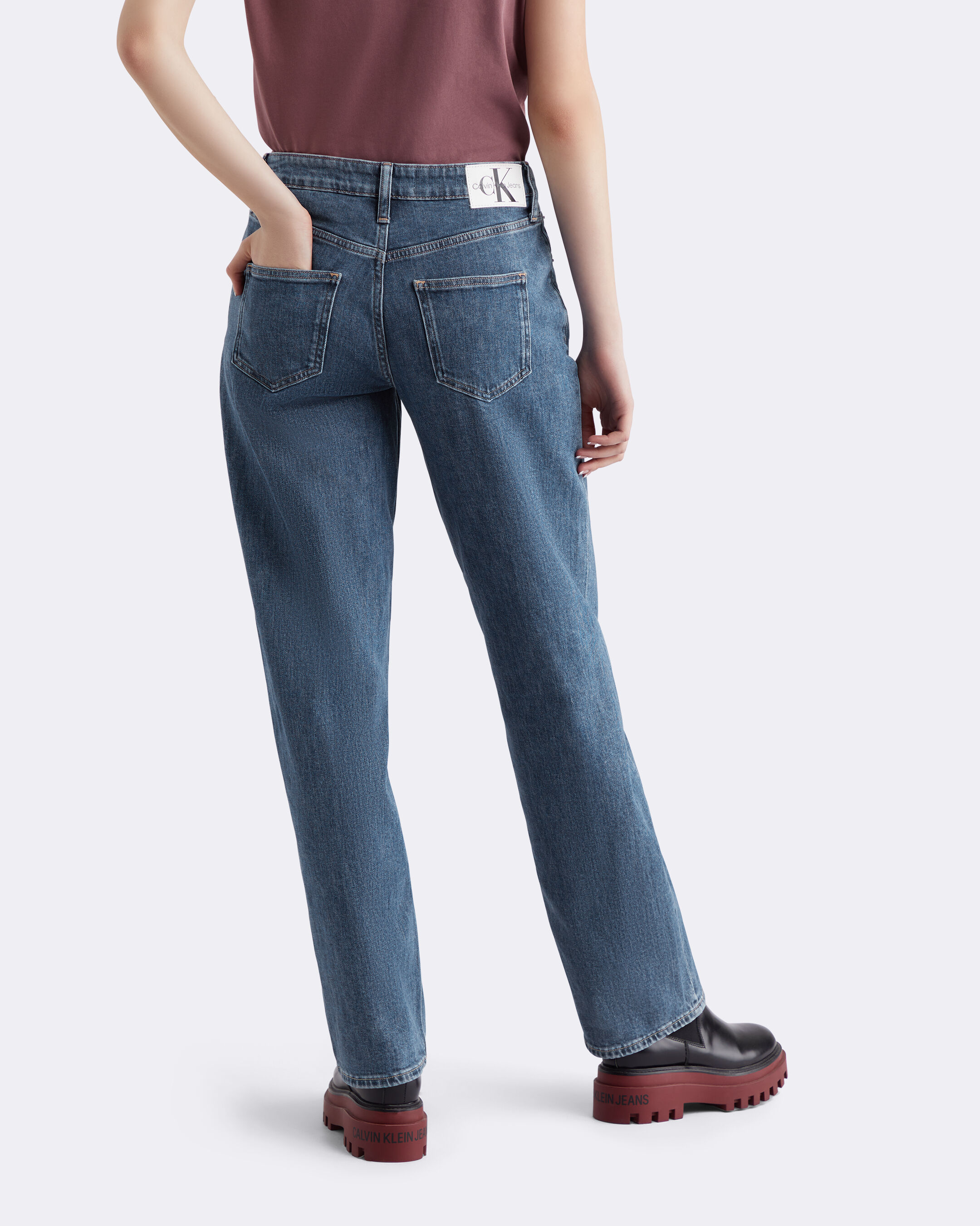 Sustainable 90s Straight Jeans blue Calvin Klein Taiwan