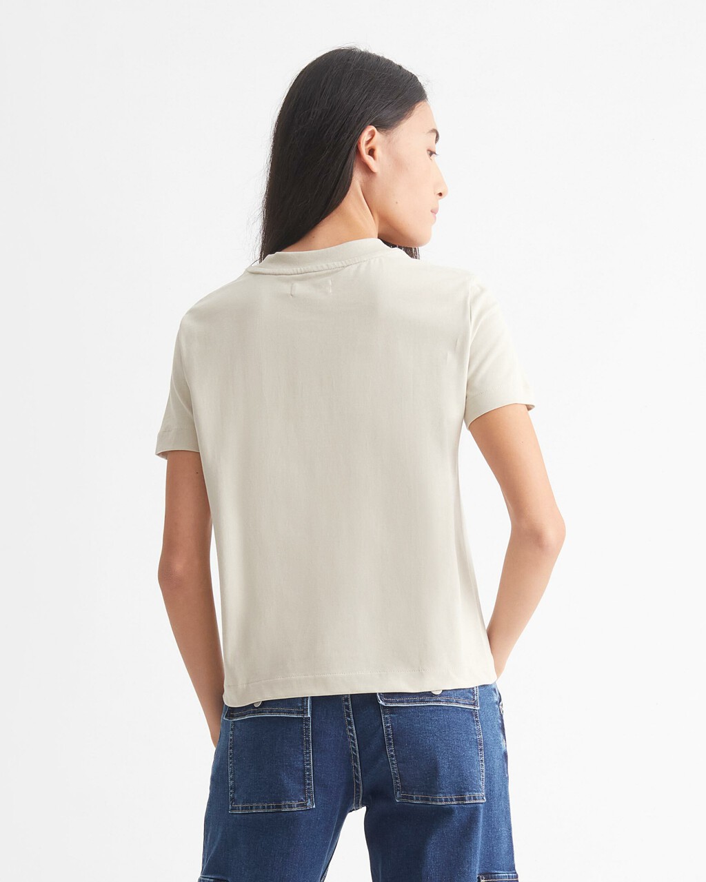 CLASSIC SLIM T 恤, Unbleached, hi-res