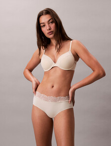 Perfectly Fit 蕾絲低腰內褲, Bone White, hi-res