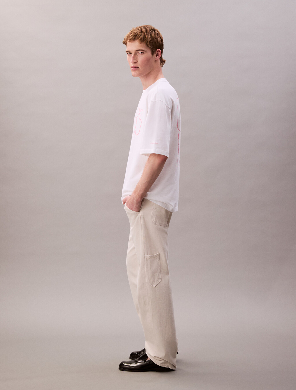 Pride Lovers In Graphic 寬版 T 恤, Bright White, hi-res