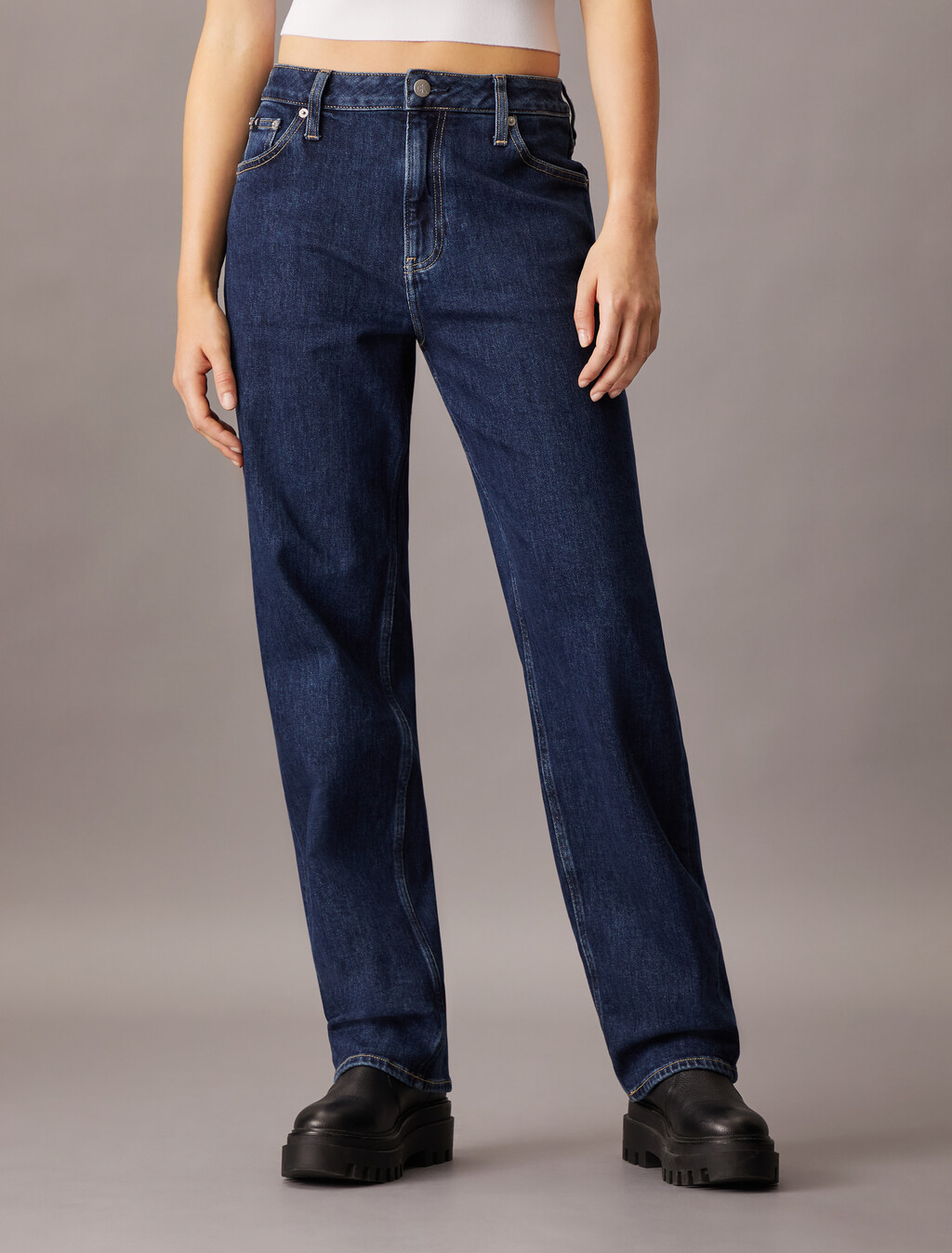 90s Straight Dark Jeans, Denim Dark, hi-res