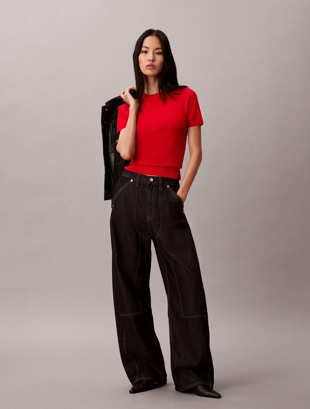 農曆新年針織上衣, Pantone Red, hi-res