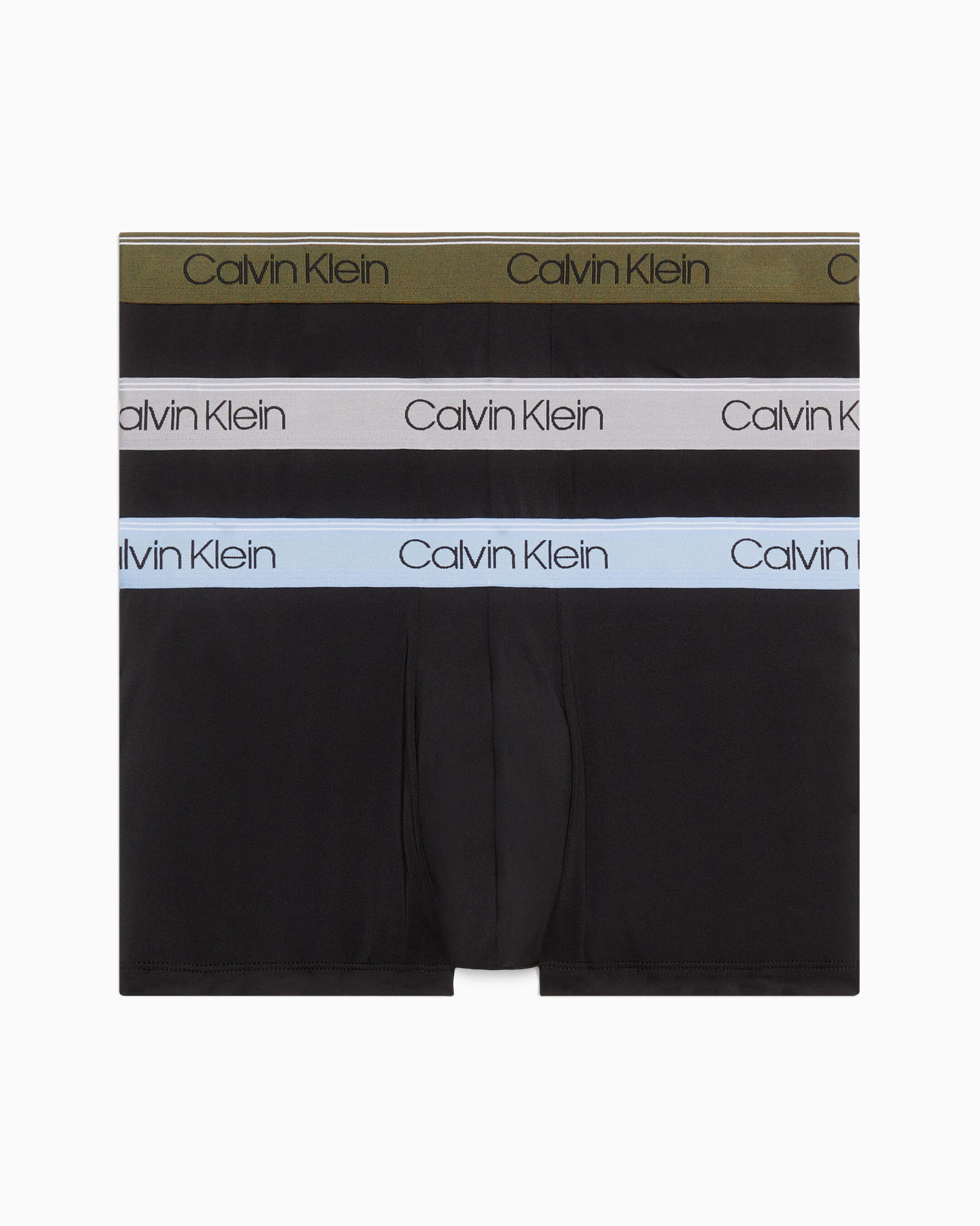 Calvin klein 3 deals pack black trunks