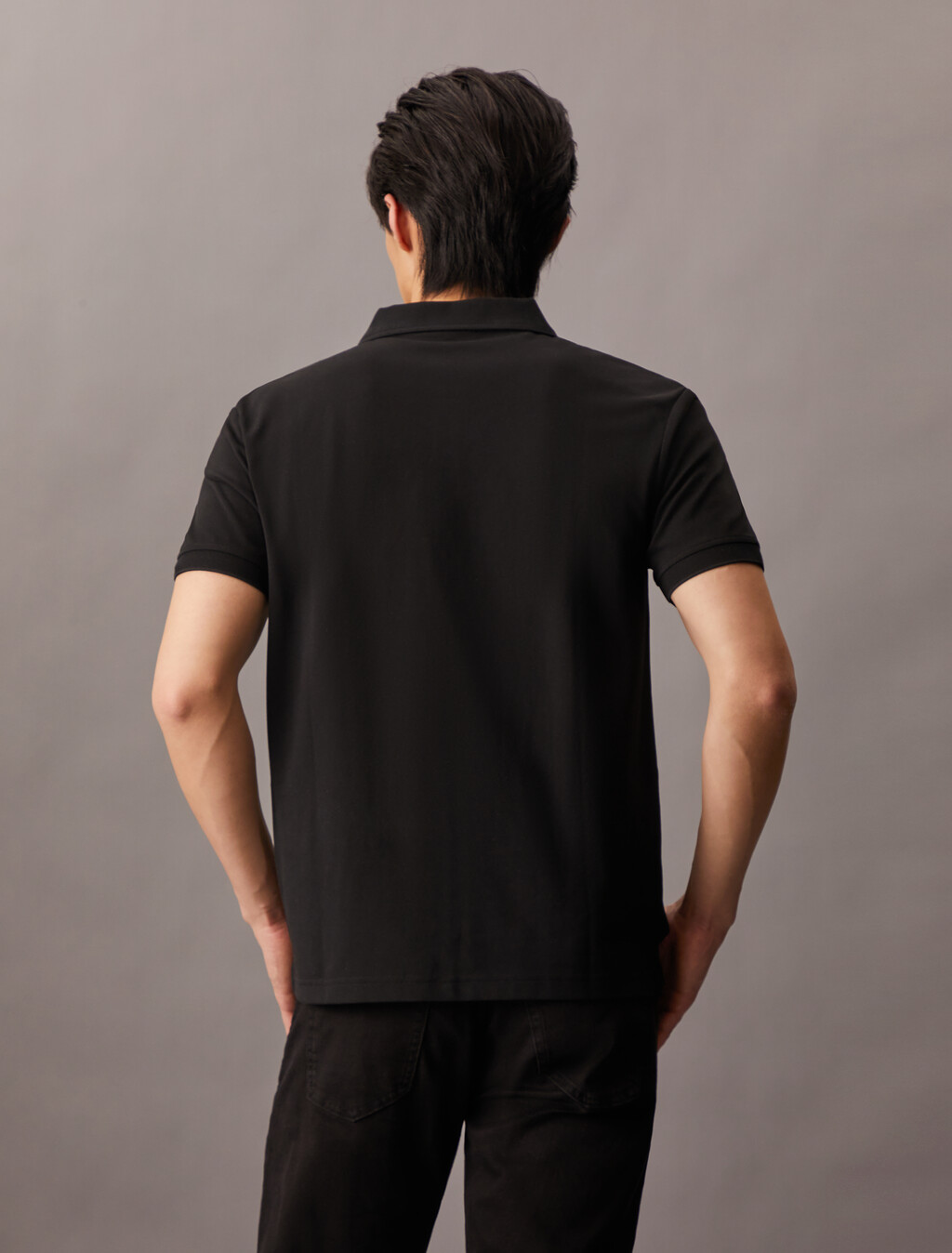 Cooling Short Sleeve Polo, Ck Black, hi-res
