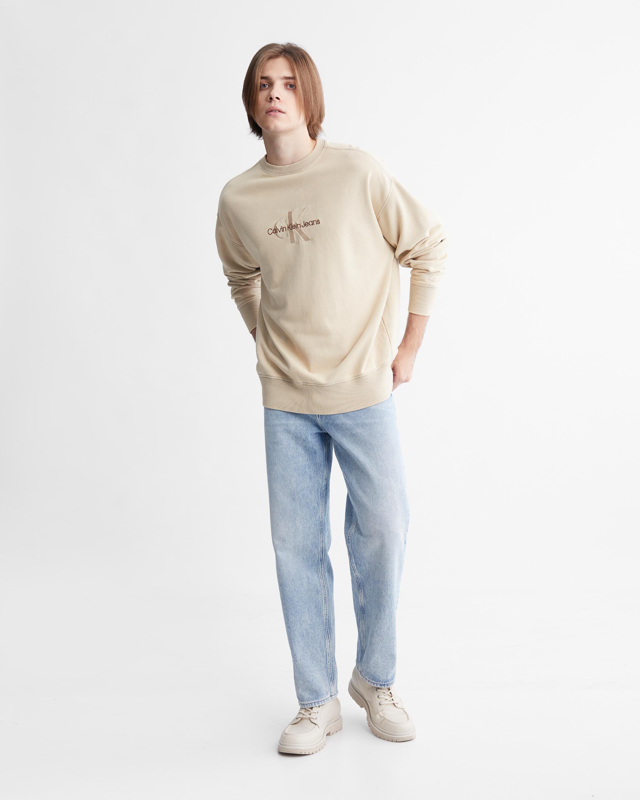 Calvin klein jeans crew neck sweatshirt cheap