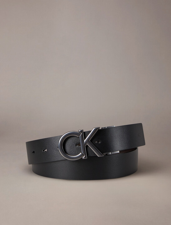 Monogram 標誌飾牌皮帶 35 公釐
