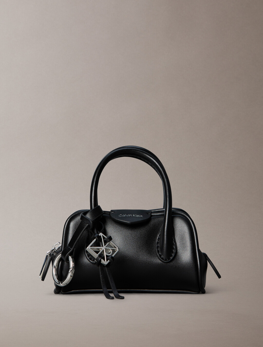 Mini Shoulder Bag Charm, Black, hi-res
