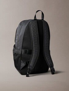 Emblem Logo Backpack, Black, hi-res