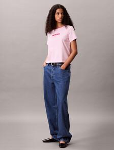 Logo Graphic Baby Tee, Sweet Pink, hi-res