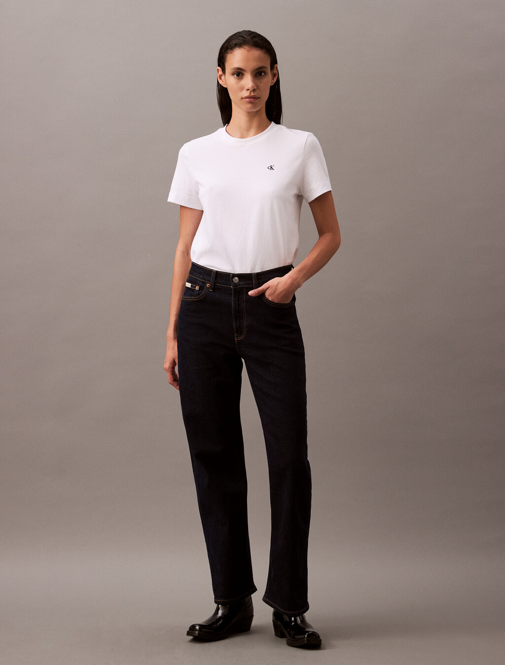 CLASSIC SLIM T 恤, Brilliant White, hi-res