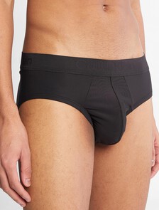 Ck Black 微細纖維低腰三角內褲, Black, hi-res