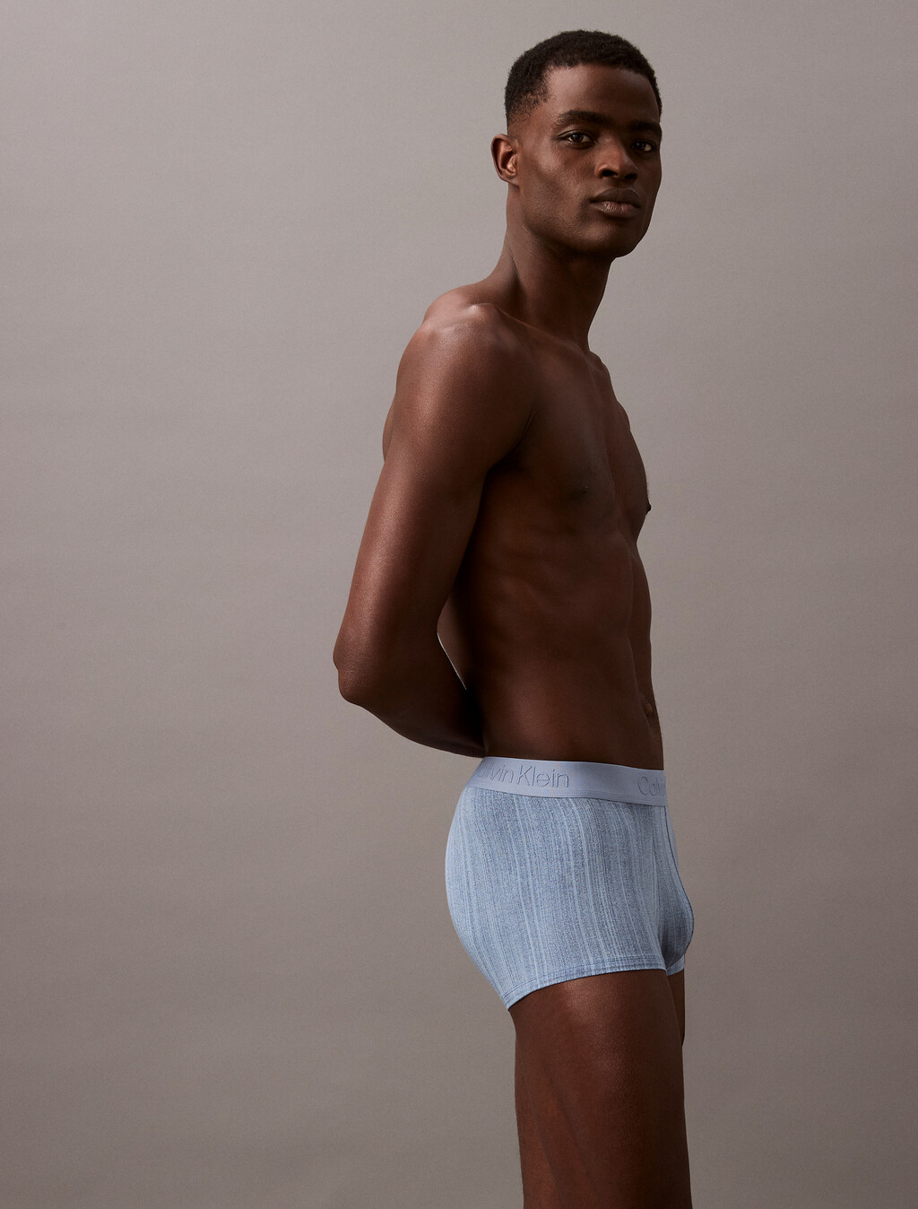Ultra Soft Modal Trunks, TEXTURED STRIPE_FADED DENIM, hi-res