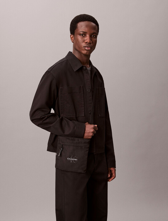 Nylon Monogram Logo Flatpack