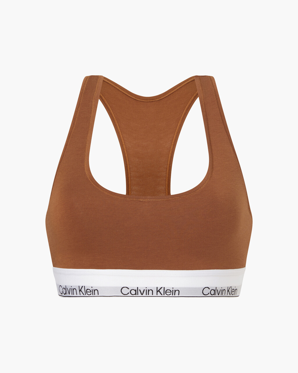 SUSTAINABLE LIGHTLY LINED BRALETTE | brown | Calvin Klein Taiwan