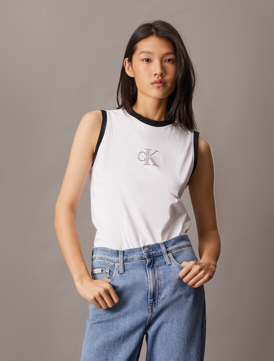 Monogram 修身背心