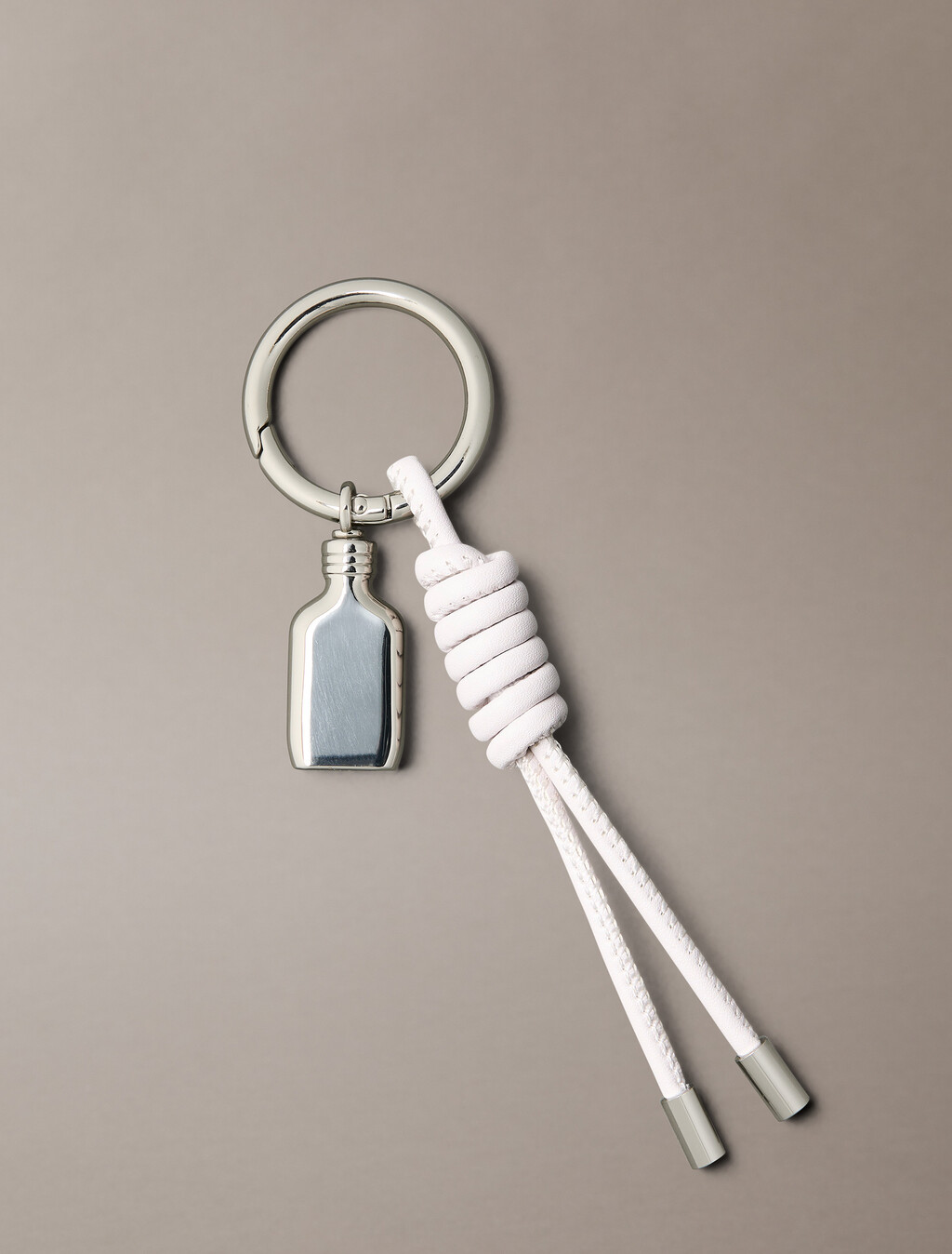 Mini CK One Key Fob Bag Charm, Gray Lilac, hi-res