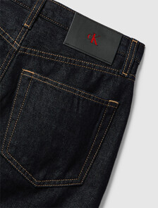 Denim Asymmetric Waist Mini Skirt, Rinse Denim, hi-res