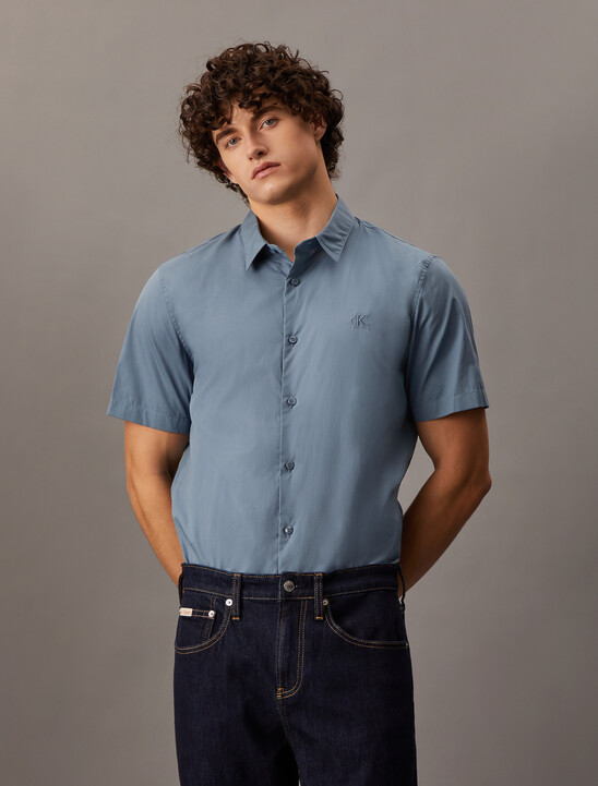 Essentials Monogram Slim Shirt