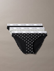 Carousel 比基尼內褲 3 件套組, BLACK/GREY HEATHER/Rotating CK_Mini+BLACK, hi-res