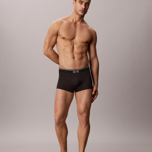 Low Rise Trunks - Graphic Monogram Micro Black