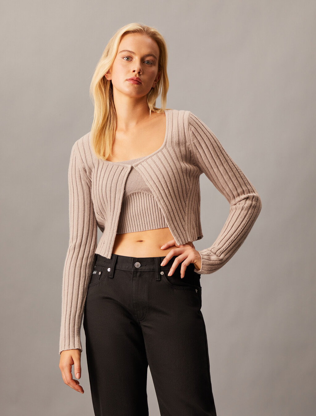 2 in 1 Cashmere Blend Set, Goat, hi-res