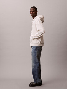 絲絨 Monogram 案連帽外套, Chalk, hi-res