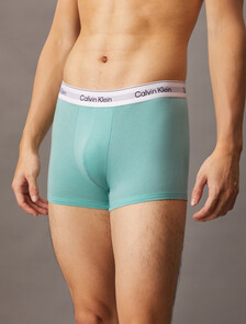 Icon Cotton Stretch Trunks 2 Pack, shoreline/ beau blue, hi-res
