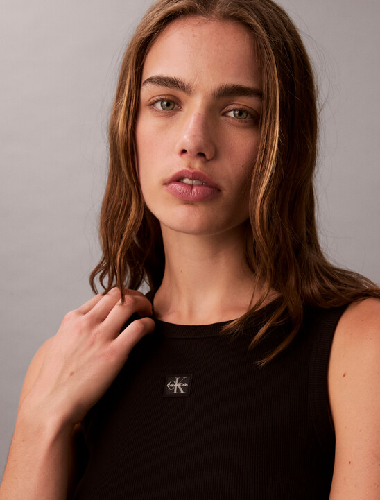 Cotton Stretch Rib Tank Top