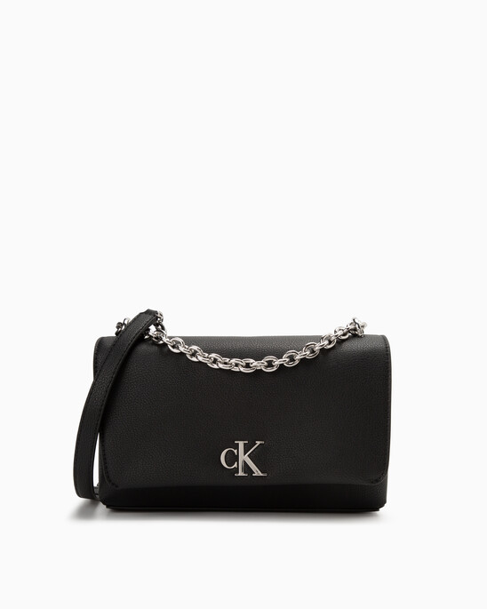 CKJ Minimal Monogram Chain Crossbody