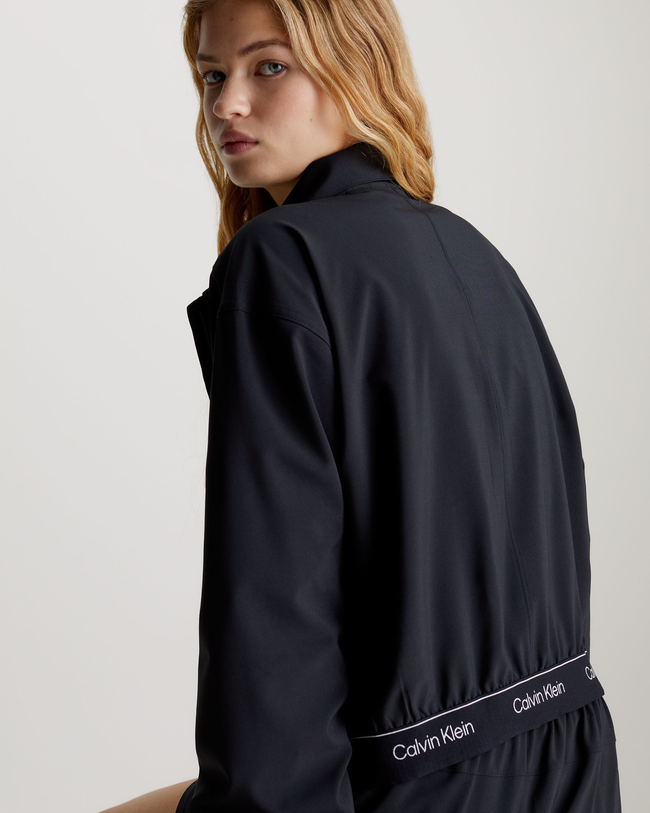 Calvin klein zip best sale jacket