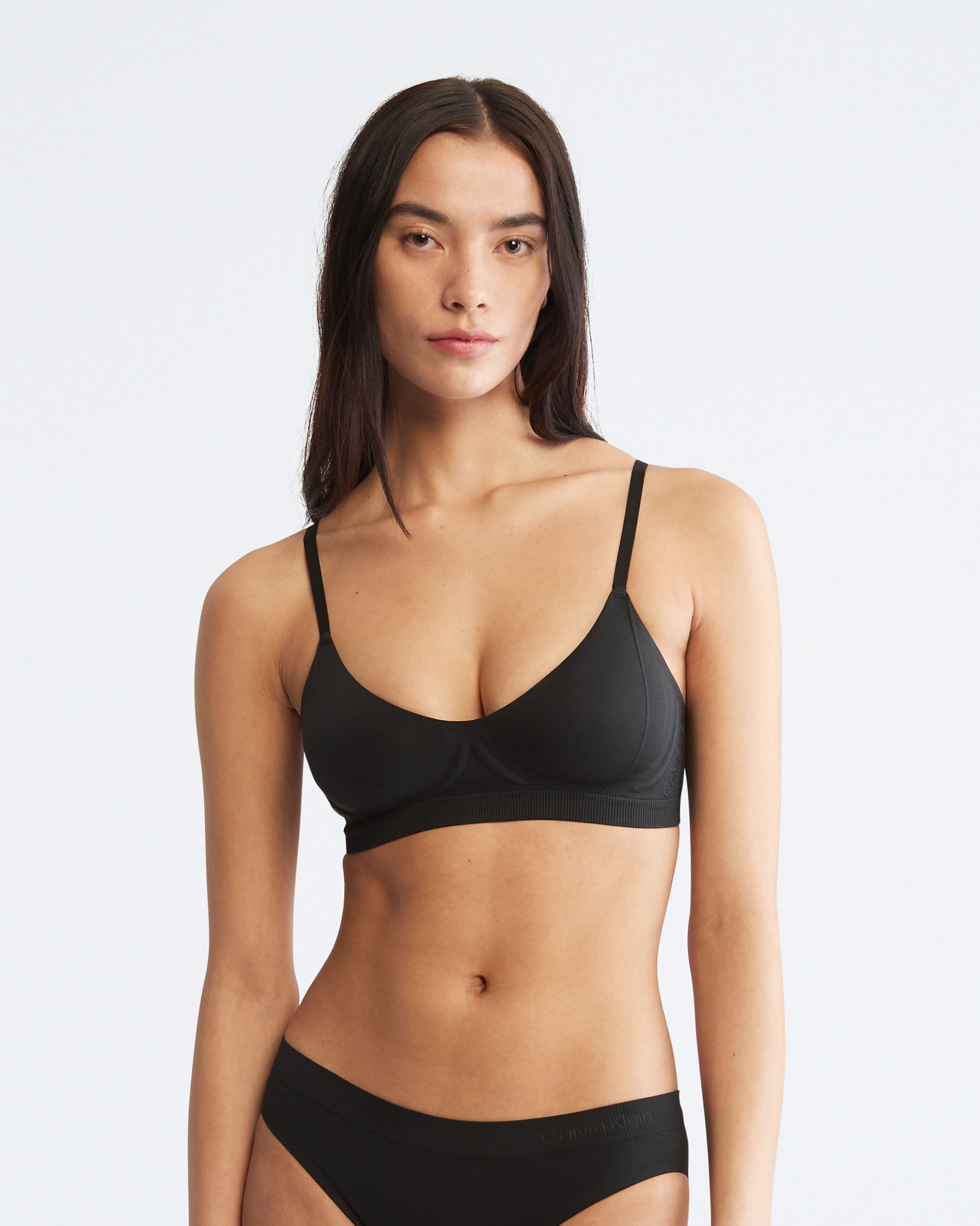 Bonded Flex Lightly Lined Bralette black Calvin Klein Taiwan