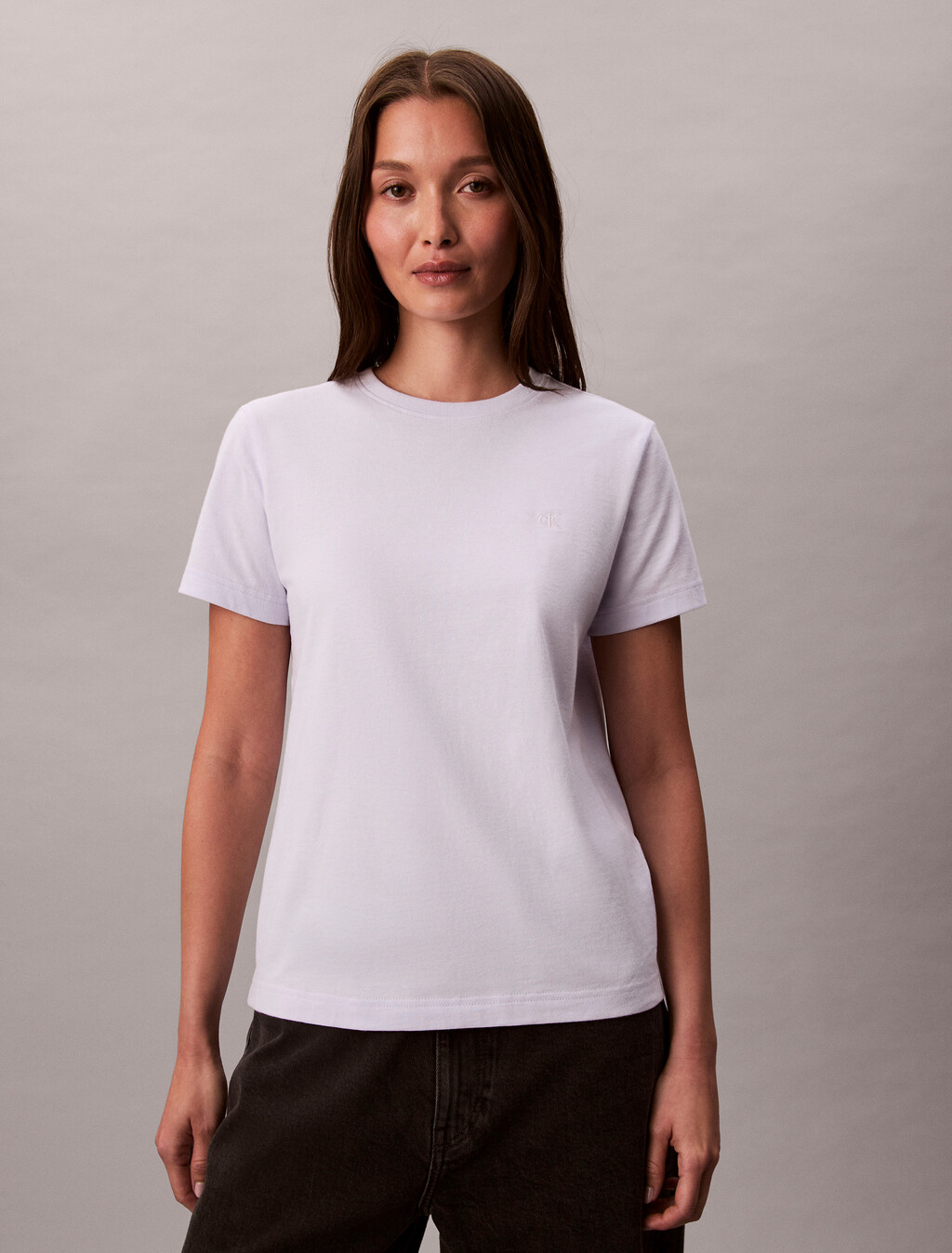 Archive Jersey Crewneck Tee, Lacey Lilac, hi-res