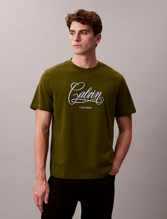 Script Logo Graphic Relaxed T-Shirt