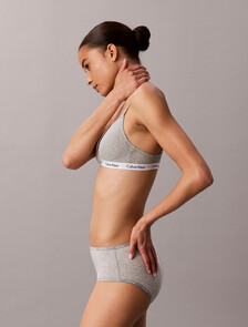 Icon Cotton Modal 低腰內褲, B10 Grey Heather, hi-res
