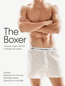 CK Black Slim Fit Boxers, Black, hi-res