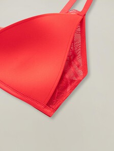 龍年蕾絲三角胸罩, ROUGE, hi-res