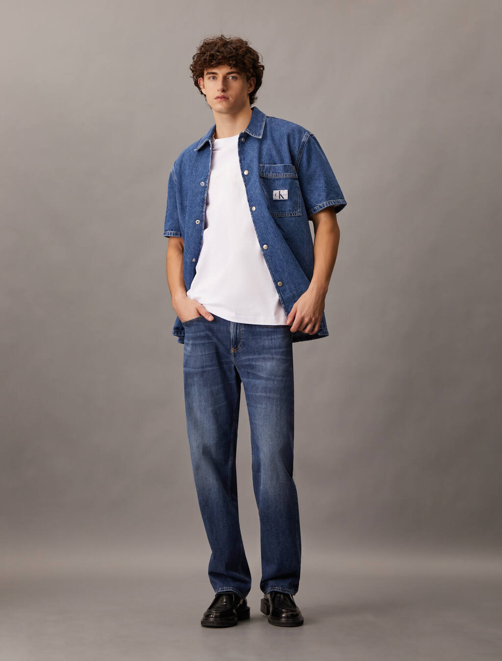 Monogram Regular Tee, Brilliant White, hi-res